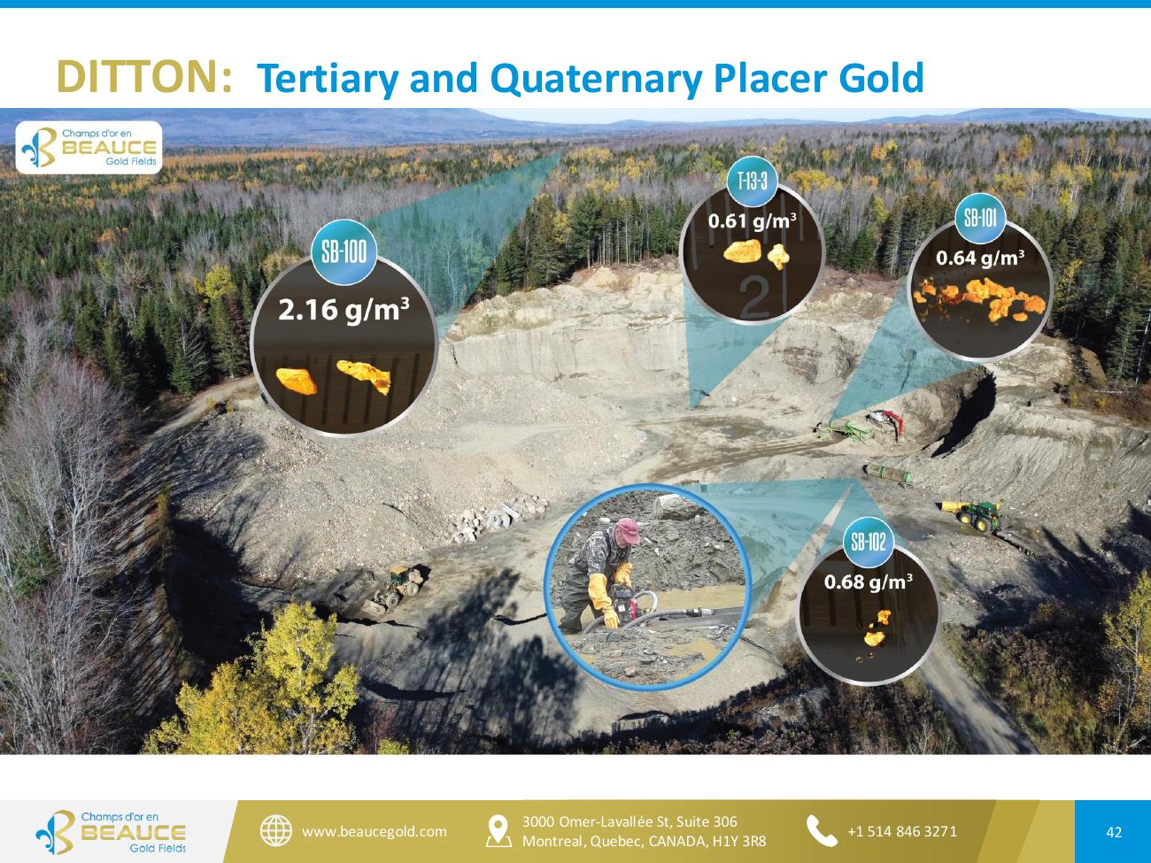 Beauce Gold Fields Corporate Presentation June 2026 — Page 42