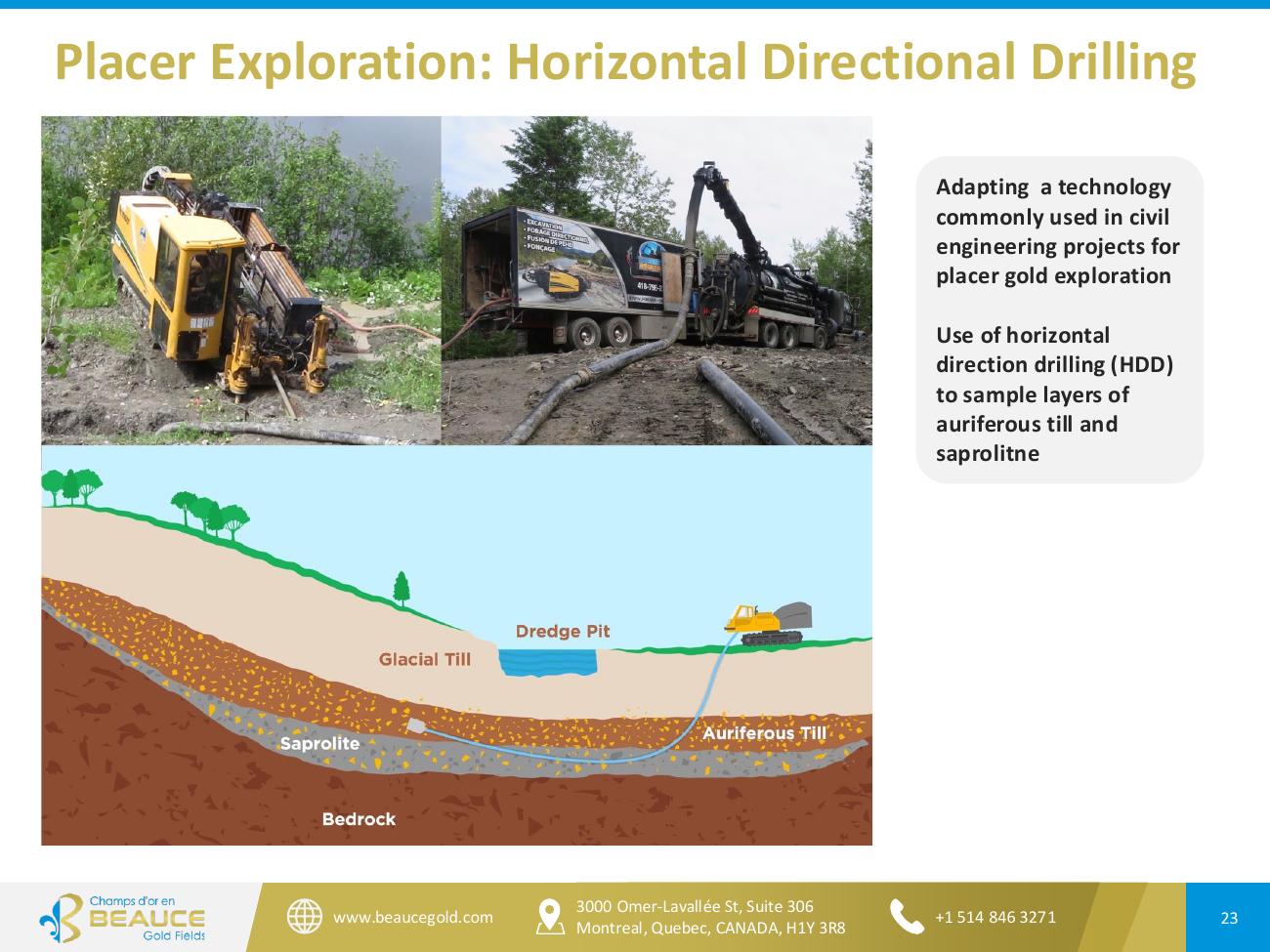 Beauce Gold Fields Corporate Presentation June 2026 — Page 23