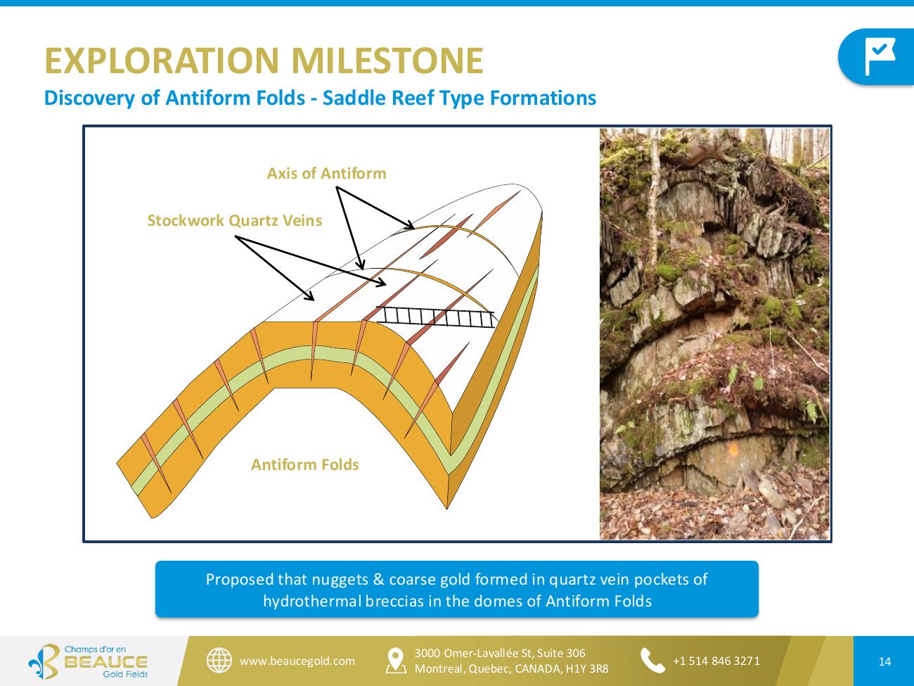 Beauce Gold Fields Corporate Presentation June 2026 — Page 14