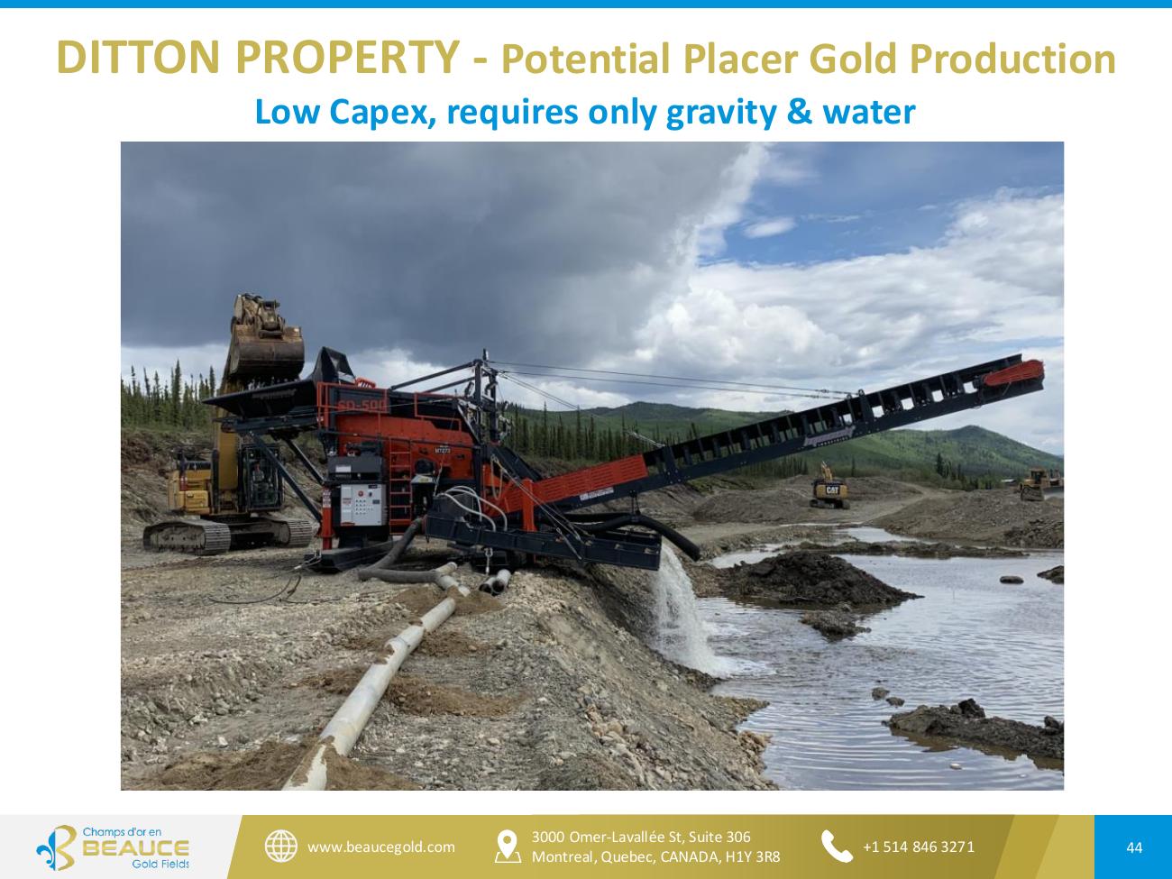 Beauce Gold Fields Corporate Presentation June 2026 — Page 44