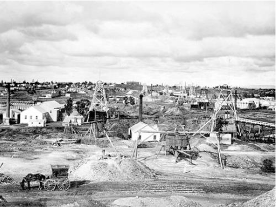 Late 1800s Bendigo underground mines