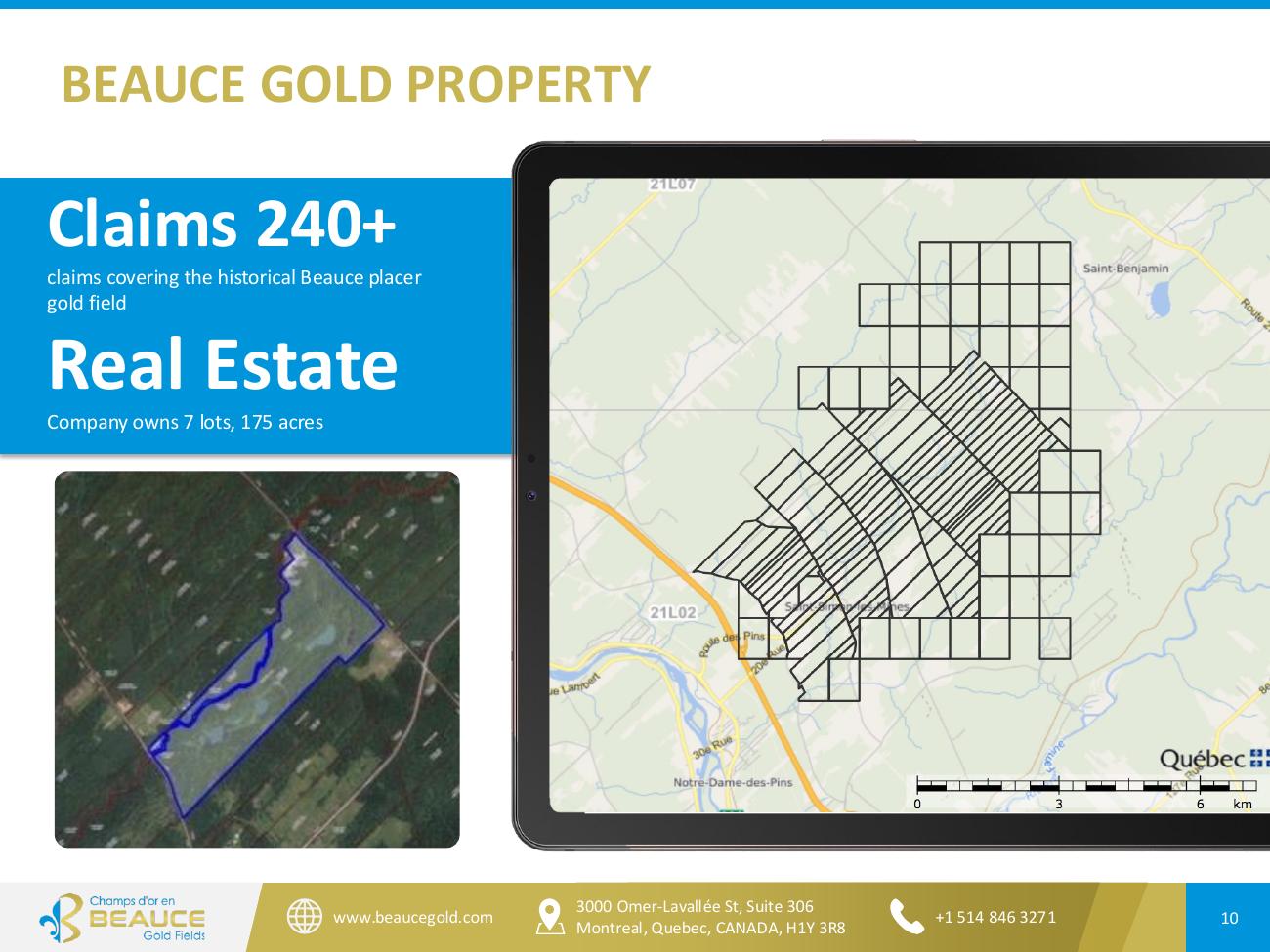 Beauce Gold Fields Corporate Presentation June 2026 — Page 10