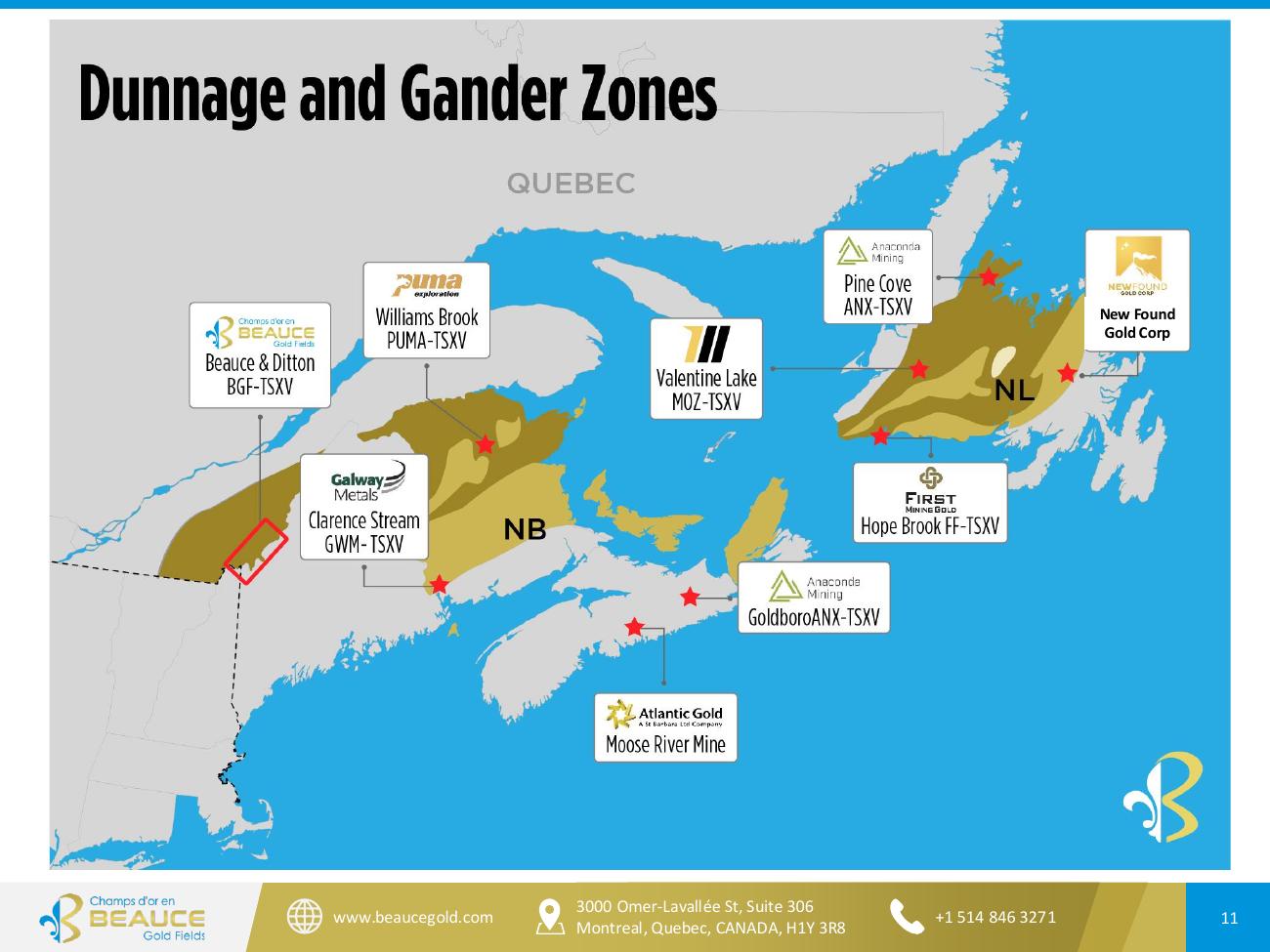 Beauce Gold Fields Corporate Presentation June 2026 — Page 11