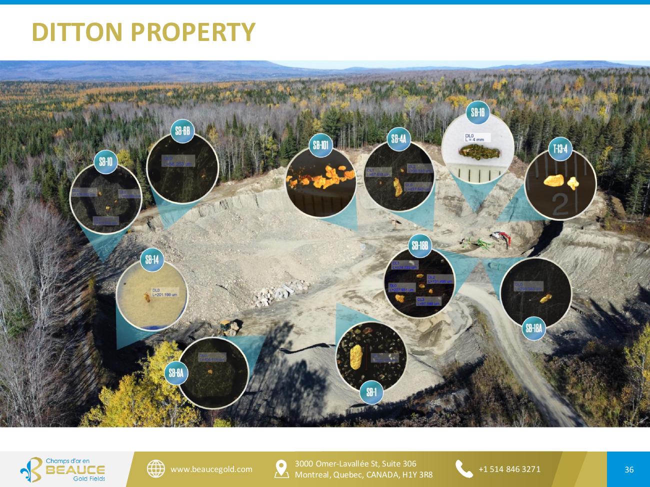 Beauce Gold Fields Corporate Presentation June 2026 — Page 36
