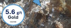 BGF Grondin Outcrop Bulk Sample Returns 5.6 g/t Gold